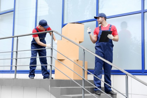 Streatham removal team packing and preparing household items