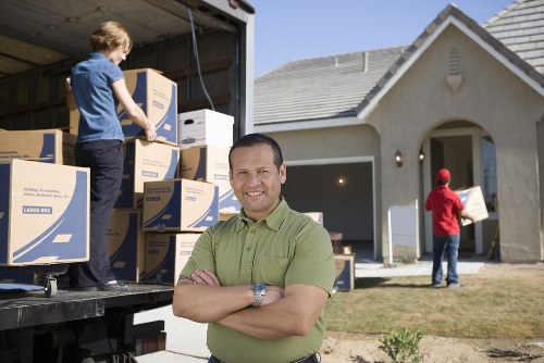Professional packing and moving boxes for an office move