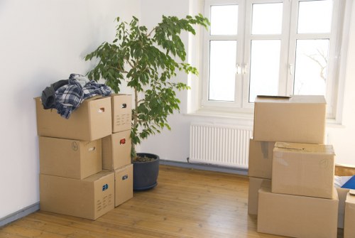 Professional movers loading items for a Streatham relocation