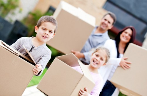 Moving van prepared for a Streatham residential relocation
