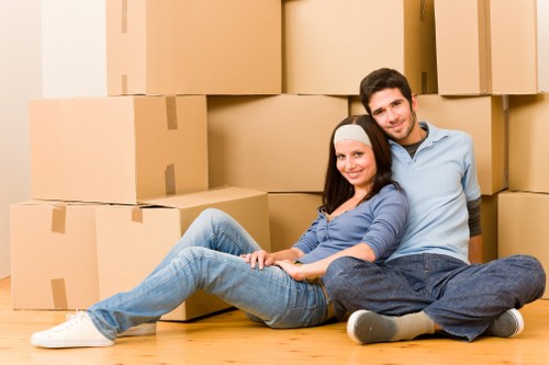 Fragile items wrapped securely for safe packing and transport