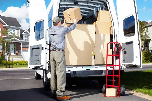 Local movers handling furniture near Streatham flats and terraces