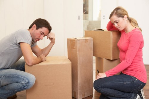 Local moving van ready for a Streatham house move