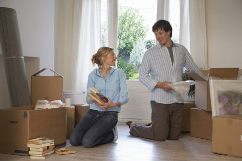 Organised moving day preparation in Streatham