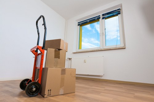 Office relocation transport and storage support for businesses in Streatham