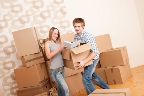 Local Streatham office removals with transport and loading